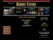 Tablet Screenshot of hiddentavern.com